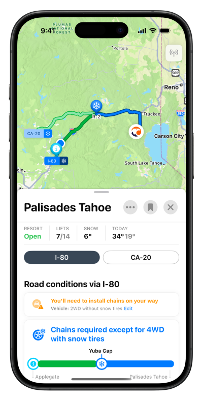 Snowy Roads app icon